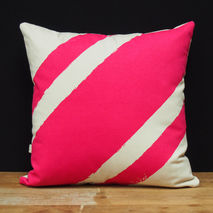 Cushion/Pillow - Stripe Me Pink