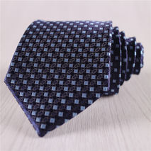 blue plaid mens formal neckties business cheap ties+n9