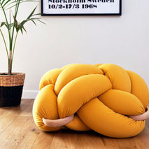 Knot Floor Cushion (Mustard)