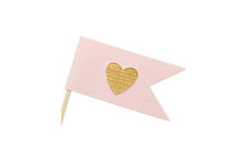 Pink and Gold Cupcake Toppers / Party Picks