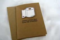 Sorry Your Day Was So Crappy Card, funny handmade card