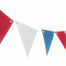Red, White and Blue Pennant Flag Banner