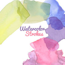 Watercolor Washes png files transparent backgrounds High resolut