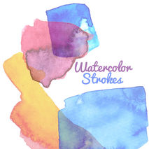 Watercolor Washes png files transparent backgrounds High resolut