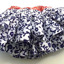 Ruffled baby bloomers. July 4th tutu bum for baby. Handmade, ove