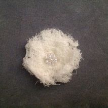 Natural Gauze Flower Embellishment