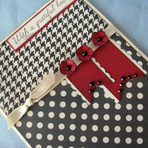 Thank you card, appreciation card, grateful heart card, handmade