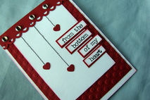 From the bottom of my heart card, sympathy card, gratitude card