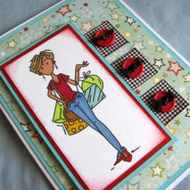 Blank all occasion card, friendship card, best friend card, hand