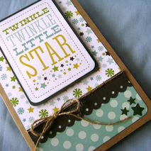 Baby card, baby boy, new baby card, star card, little boys, baby