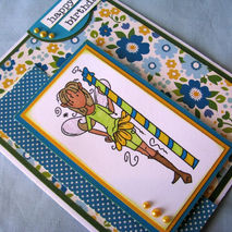 Girl birthday card, fairy birthday, daughter birthday card, sist