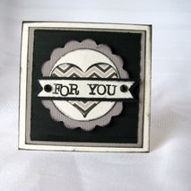 all occasion mini cards, mini card set, black and grey mini card