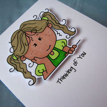 Thinking you you card, you're on my mind card, friendship card