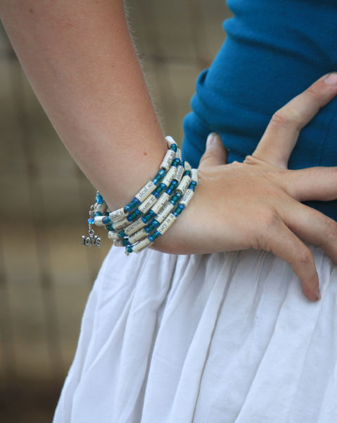 Slytherin™ Tile Bead Stretch Bracelet