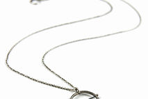 Silver Double Horizon Necklace
