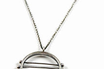 Silver Triple Horizon Necklace