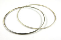 Silver Light Bangles
