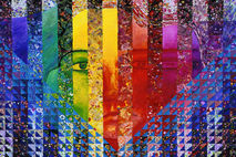 Conundrum I - Rainbow Woman - Art Card, ACEO Edition