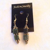 Green Avertine Earrings