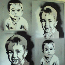 my commission paintings,custom portraits,family,kids,photos,peop