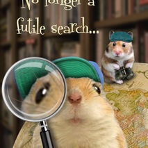 Funny Hamster Birthday Card: Homo Sapien Extraordinaire