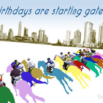 Starting Gate: Unique Birthday Card