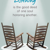 Thank You Card For Being There & Listening: A Good Deed