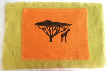 Placemat - Giraffe (12"x18") - Handmade