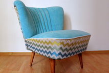 Restored Zig Zag Club Chair from '70s