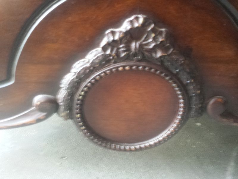 Vintage Art Deco Waterfall Server/Buffet/Dresser Antique Piece