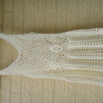 White Crochet Lace Mini Dress