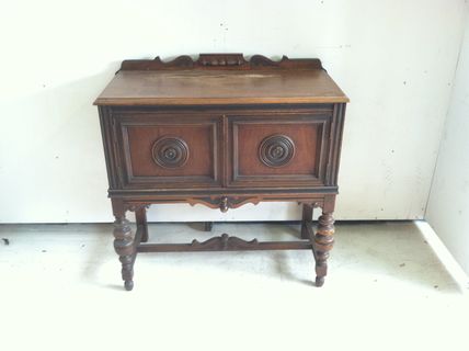 antique buffet cabinet