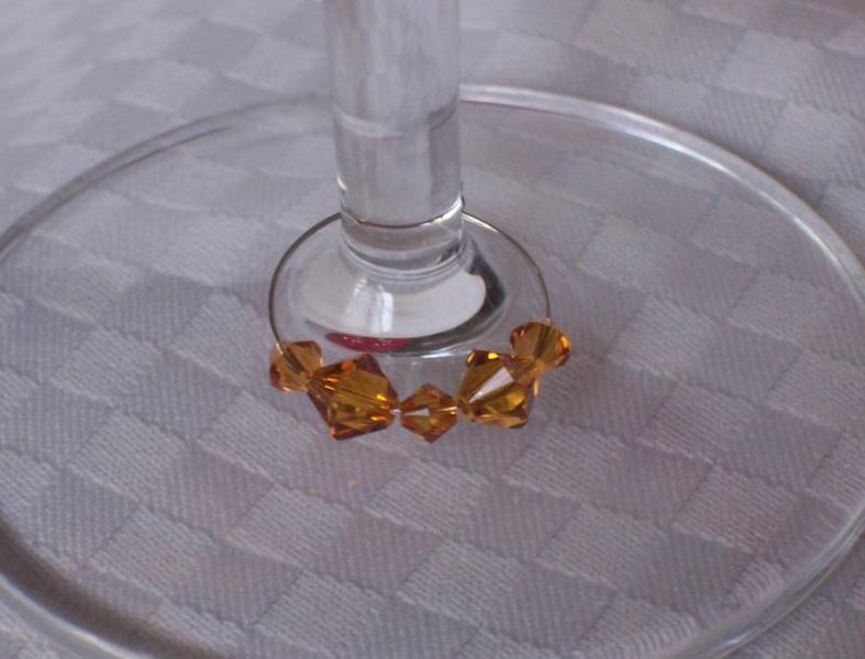 Custom Set of Swarovski Crystal Stemware Charms Dream Weaver Jewelry