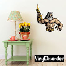 Greek God Zeus Wall Decal - GreekGodUScolor018ET