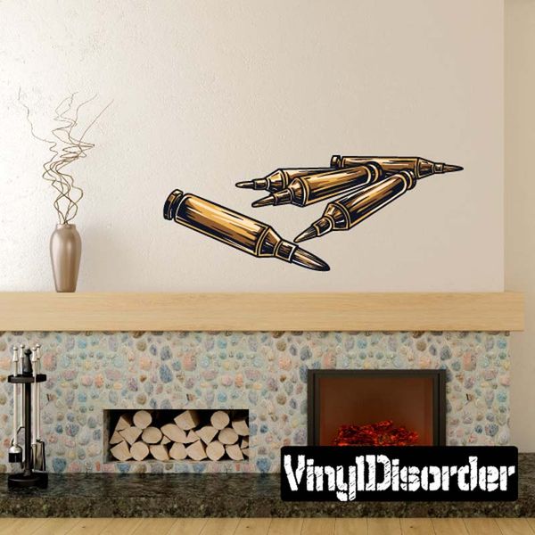 Bullets Wall Decal - Vinyl Car Sticker - ArmyUscolor006 - VinylDisorder ...