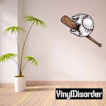 Baseball Ball Wall Decal - Vinyl Car Sticker - Uscolor012