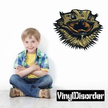 Bearded Dragon Wall Decal - Vinyl Car Sticker - Uscolor002