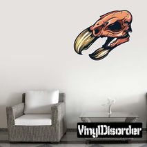 Bird Skull Wall Decal - Vinyl Car Sticker - Uscolor002