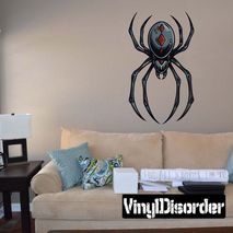 Black Spider Wall Decal - Vinyl Car Sticker - Uscolor002