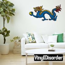 Chinese Dragon Wall Decal - Vinyl Car Sticker - Uscolor006