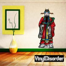 Chinese God Wall Decal - Vinyl Car Sticker - Uscolor004