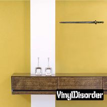 Chinese Sword Weapon Wall Decal - Vinyl Car Sticker - Uscolor006