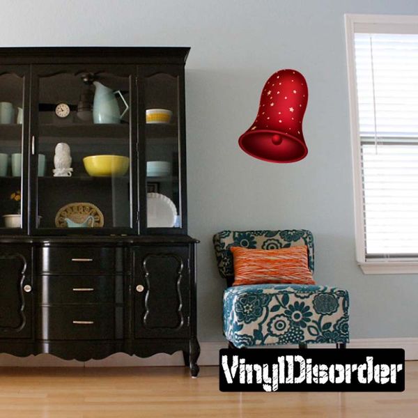 Christmas Bell Wall Decal Vinyl Car Sticker Uscolor004