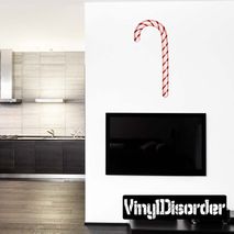 Christmas Candy Cane Wall Decal - Vinyl Car Sticker - Uscolor001