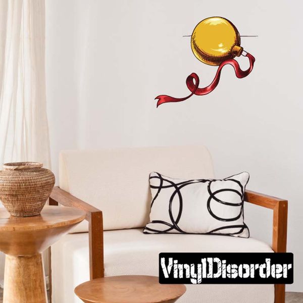 Christmas Ornament Wall Decal Vinyl Car Sticker Uscolor009