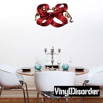 Christmas Ribbon Wall Decal - Vinyl Car Sticker - Uscolor001