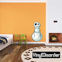 Christmas Snowman Wall Decal - Vinyl Car Sticker - Uscolor002