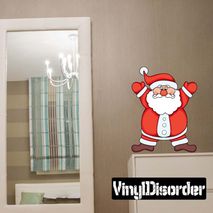 Christmas Santa Wall Decal - Vinyl Car Sticker - Uscolor008