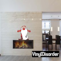 Christmas Santa Wall Decal - Vinyl Car Sticker - Uscolor010