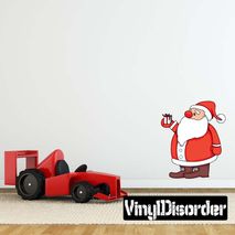 Christmas Santa Wall Decal - Vinyl Car Sticker - Uscolor012